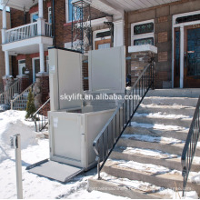 Ascenseur hydraulique vertical de fauteuil roulant pour la maison pour les personnes handicapées